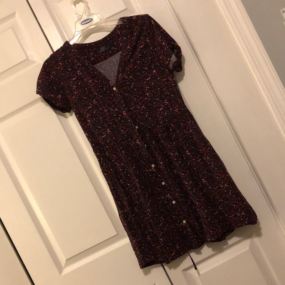 Gap short sleeve dress with pockets